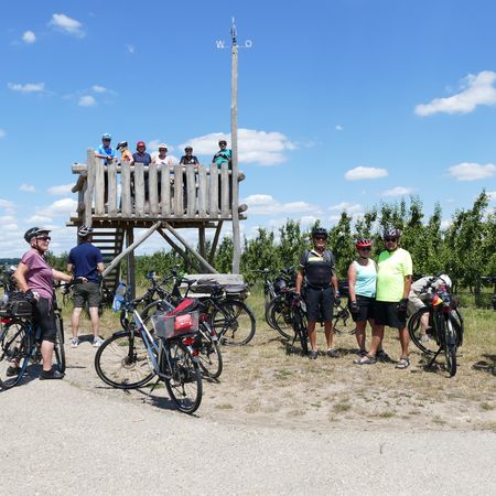 Radfahrer unterwegs bei der Radkultour 2020