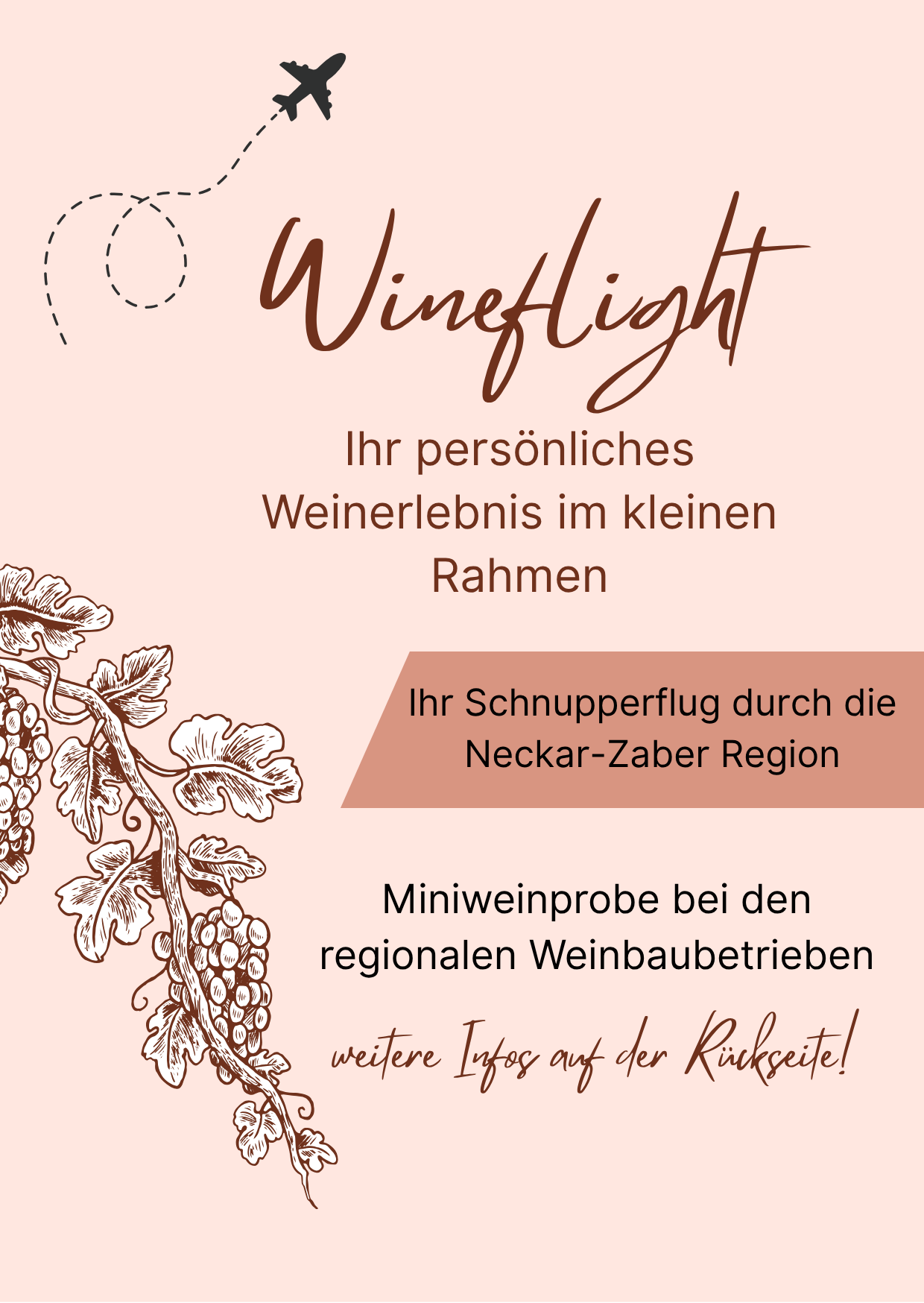 Flyer Wineflight Neckar-Zaber